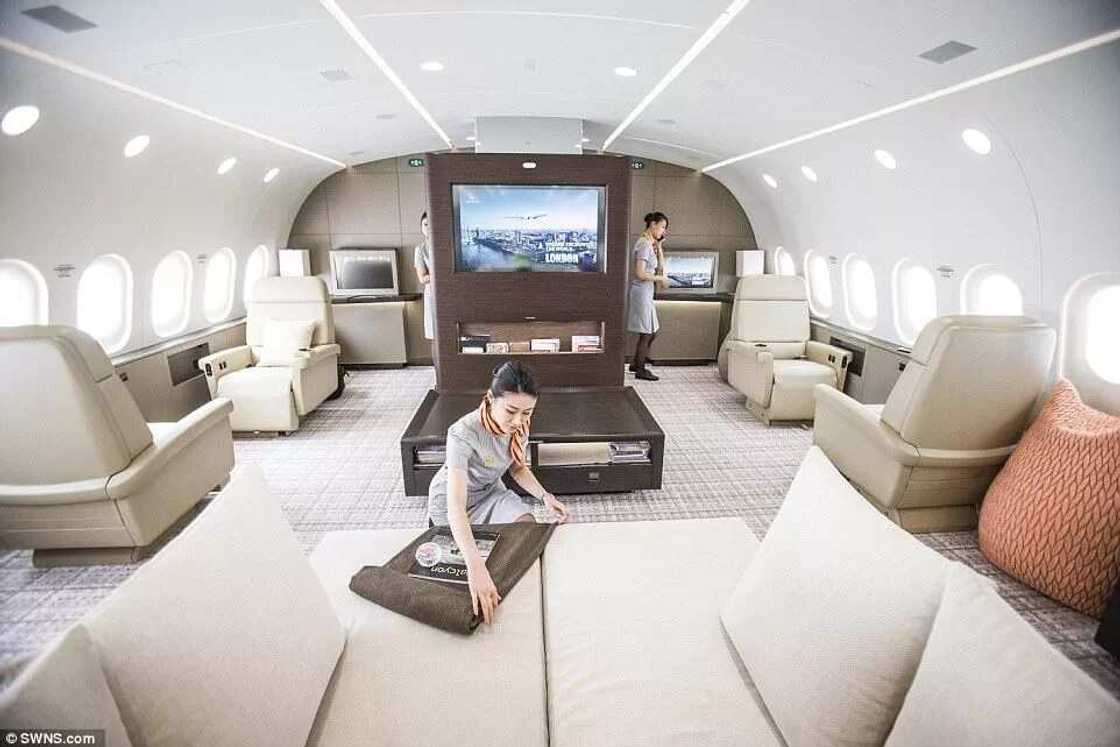 See the inside of world’s largest private jet that will cost you N7.8m per hour