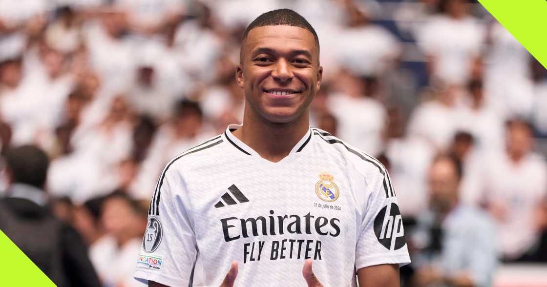 Kylian Mbappe's Real Madrid's presentation