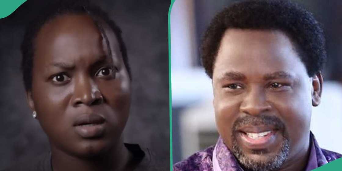 Ajoke and late Prophet TB Joshua.