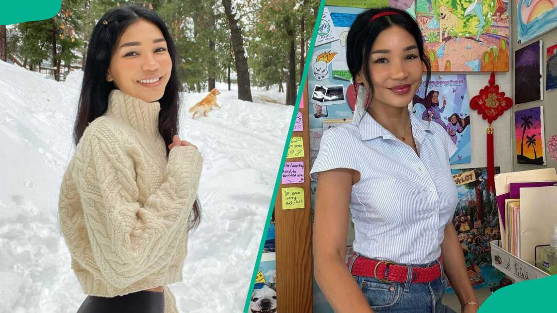 Joleen Diaz posing for photos