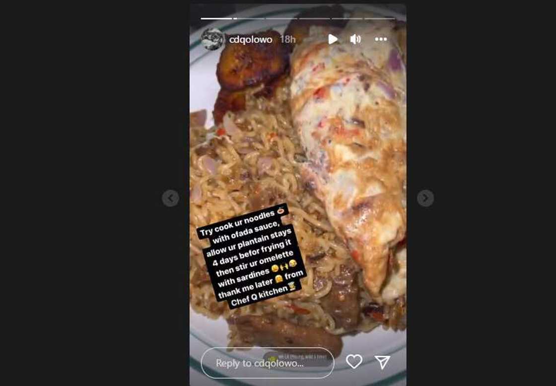 Rapper CDQ cooks Rapper CDQ cooks