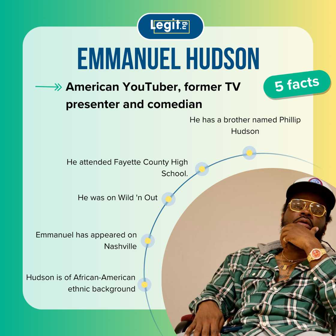 Top 5 facts about Emmanuel Hudson Top 5 facts about Emmanuel Hudson