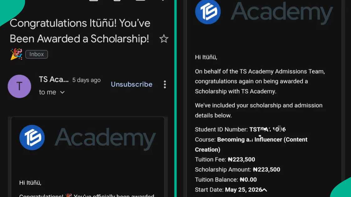 A Nigerian lady who applies for a scholarship celebrated as she gets selected for the scholarship A Nigerian lady who applies for a scholarship celebrated as she gets selected for the scholarship