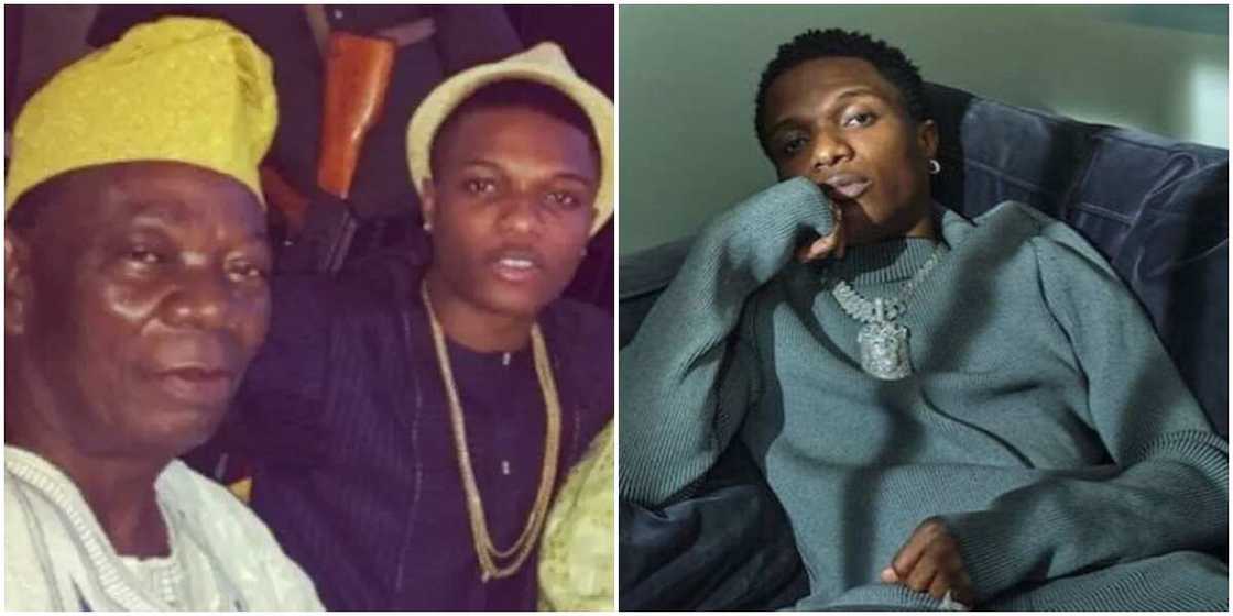 Wizkid and his dad Alhaji Muniru Olatunji Balogun, Wizkid