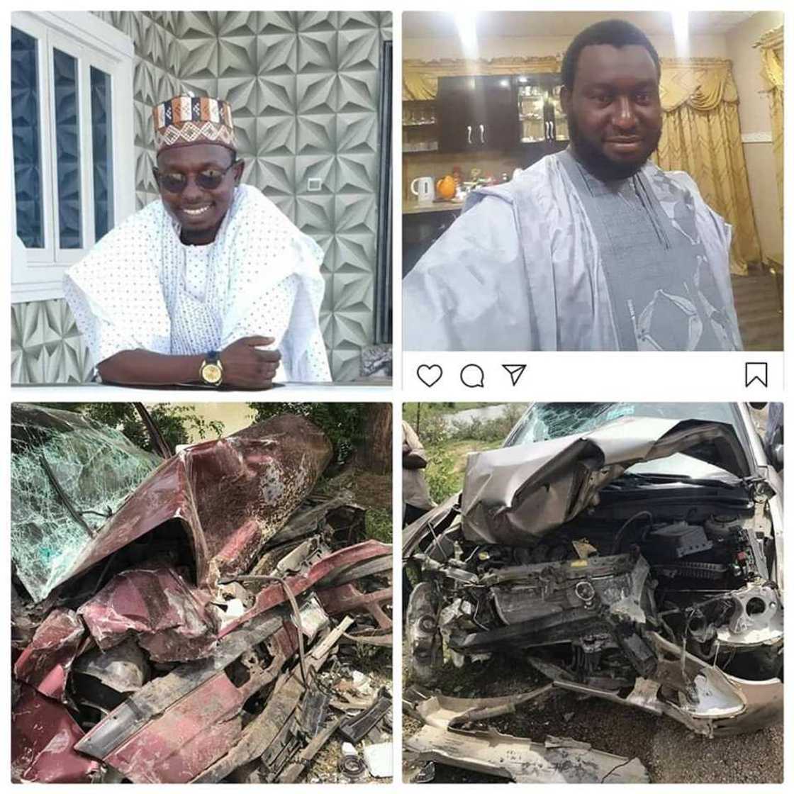 Kannywood: Furodusa Usman Mu'azu da Abba Miko Yakasai sun yi mummunan hadarin mota Kannywood: Furodusa Usman Mu'azu da Abba Miko Yakasai sun yi mummunan hadarin mota