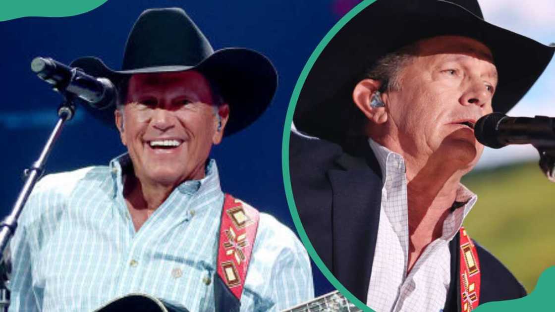 George Strait performing at different events George Strait performing at different events