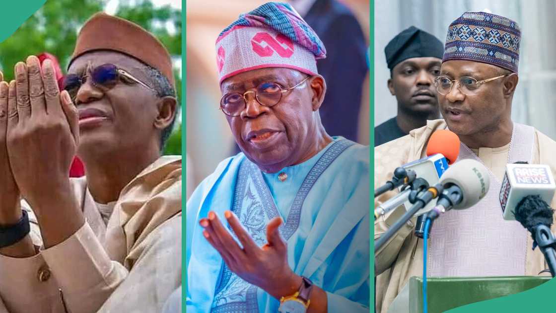 President Bola Tinubu has stirred reactions on social media after comparing the administration of Nasir El-Rufai to that of Governor Uba Sani during his visit to Kaduna state. President Bola Tinubu has stirred reactions on social media after comparing the administration of Nasir El-Rufai to that of Governor Uba Sani during his visit to Kaduna state.