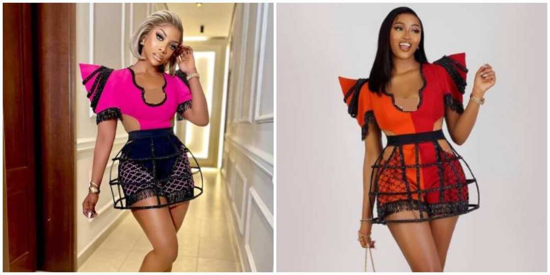 Photos of Kim Oprah and Chioma Goodhair. Photos of Kim Oprah and Chioma Goodhair.