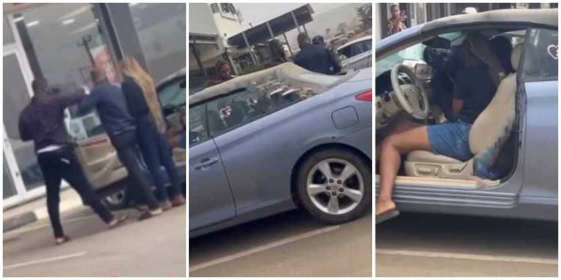 Moment man retrieved gift he got for lady after catching her with another man goes viral Moment man retrieved gift he got for lady after catching her with another man goes viral