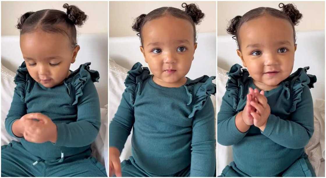 Photos of a little girl who can count numbers. Photos of a little girl who can count numbers.