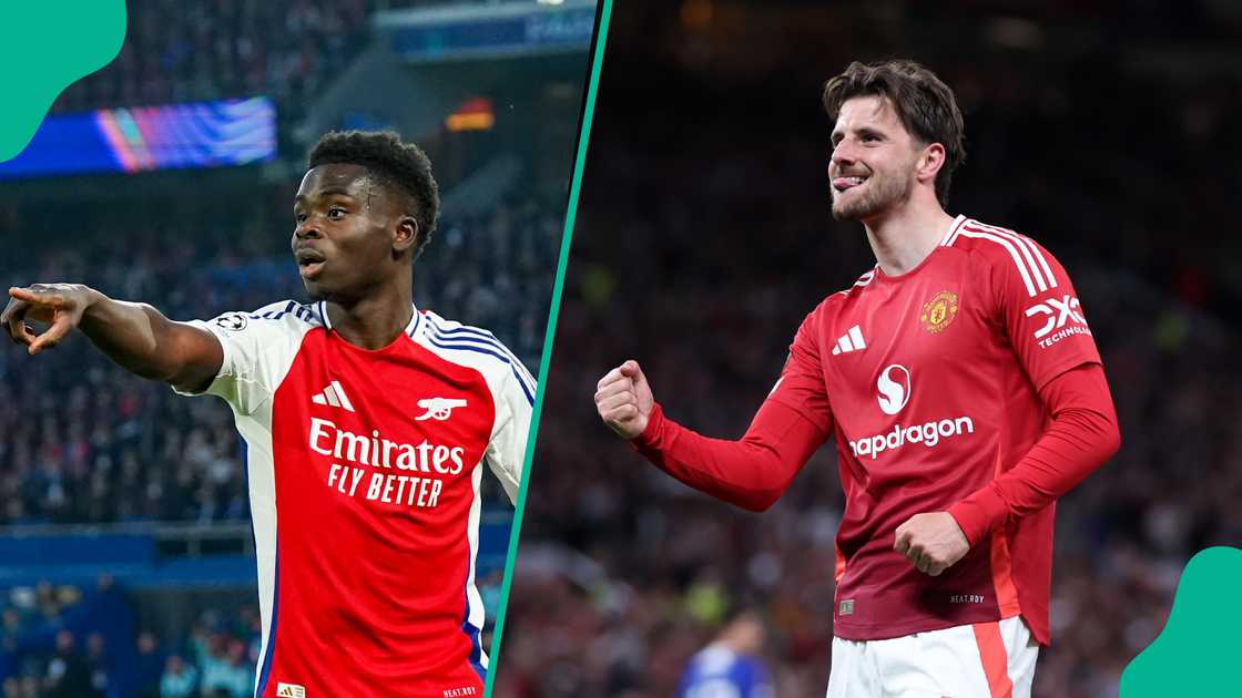 Mason Mount, Bukayo Saka, Manchester United. Mason Mount, Bukayo Saka, Manchester United.