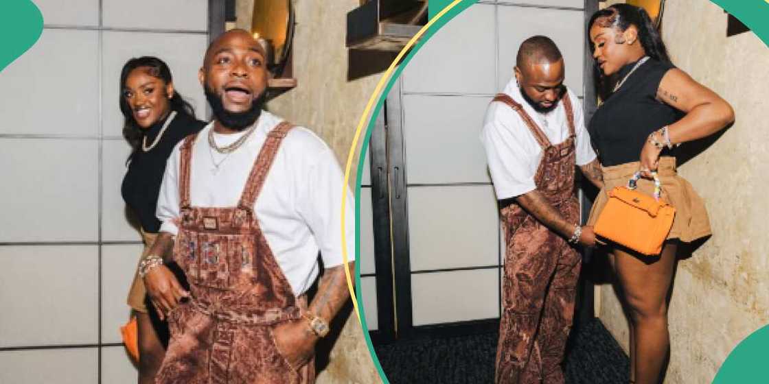 Grammys 2024: Davido and Chioma's photos.