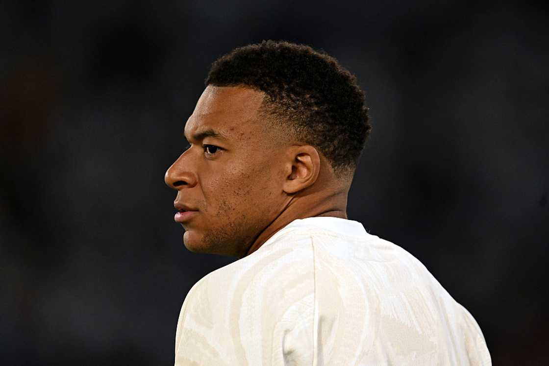 Kylian Mbappe of Real Madrid at Stadio Olimpico Kylian Mbappe of Real Madrid at Stadio Olimpico