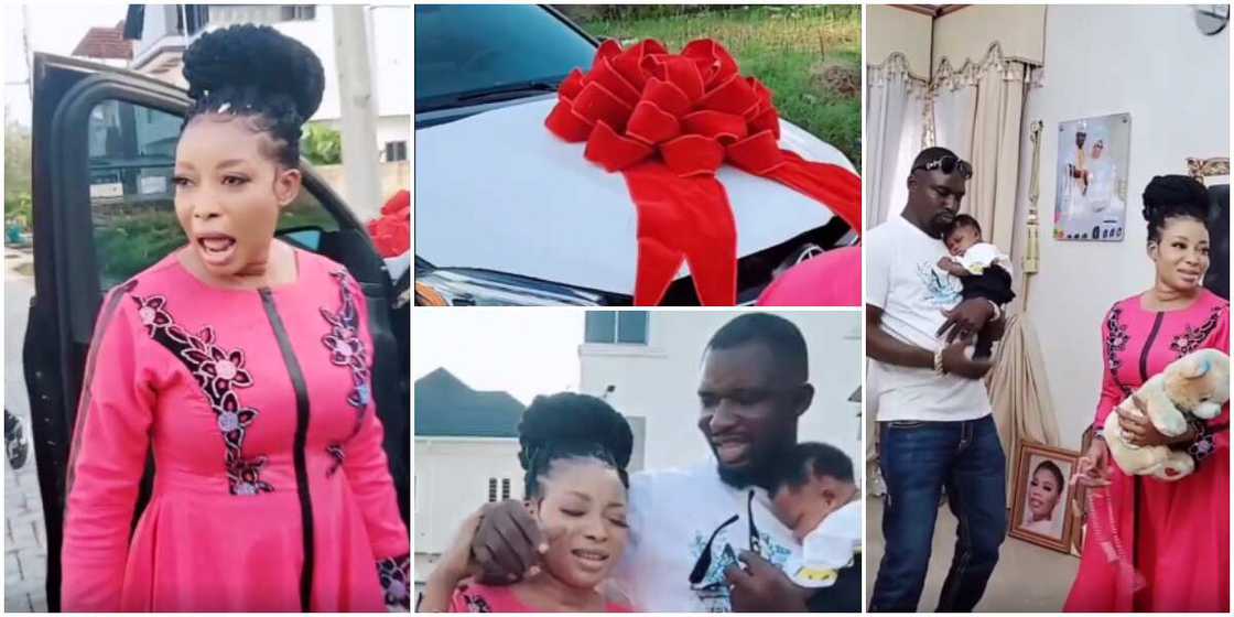 Lizzy Anjorin gets anniversary surprise Lizzy Anjorin gets anniversary surprise