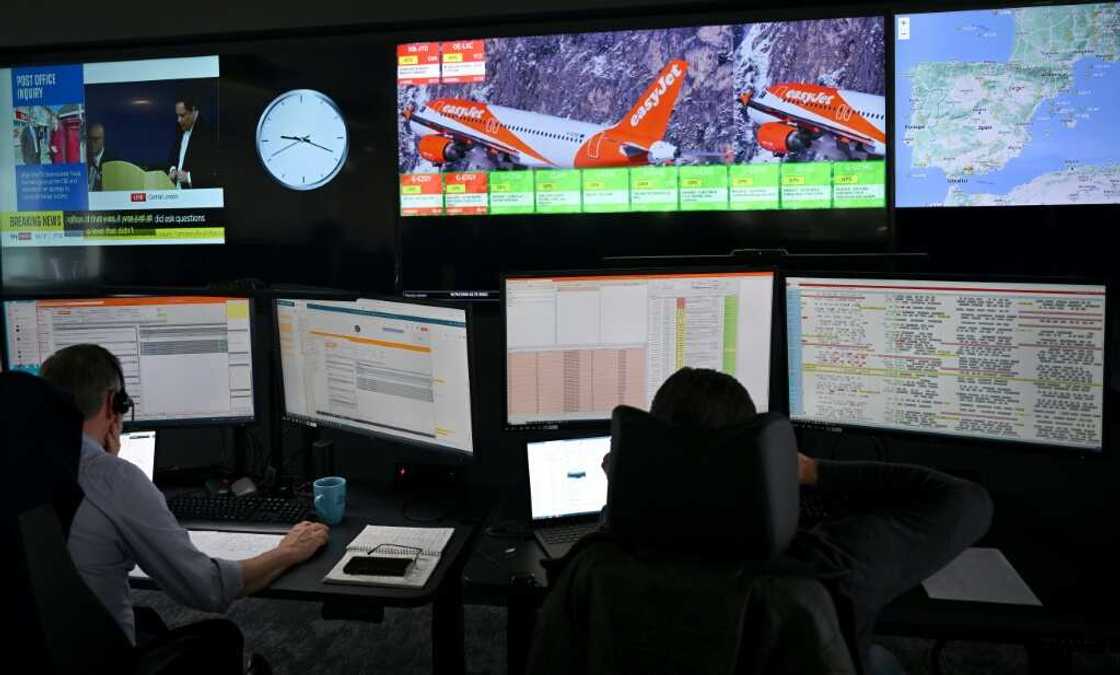 Easyjet's new Integrated Control Centre in Luton, north of London