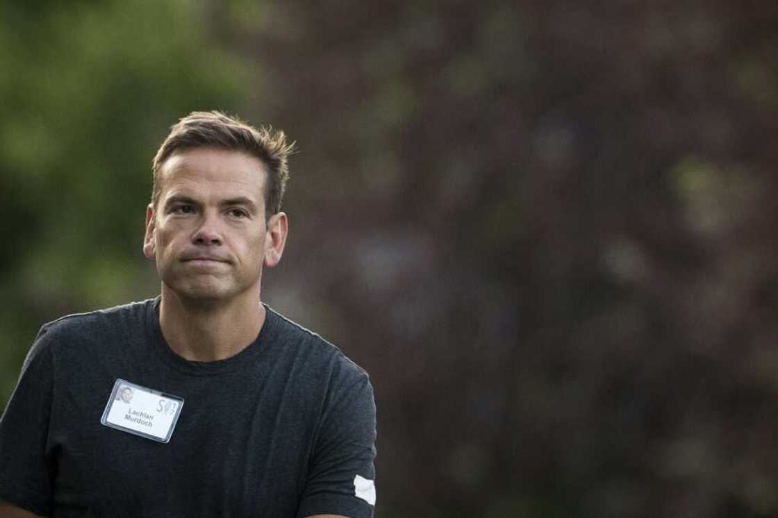 Lachlan Murdoch, the appointed successor of Rupert Murdoch's media empire, shown in July 2017 Lachlan Murdoch, the appointed successor of Rupert Murdoch's media empire, shown in July 2017