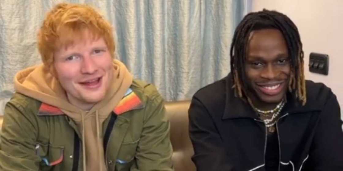 Ed Sheeran and Fireboy