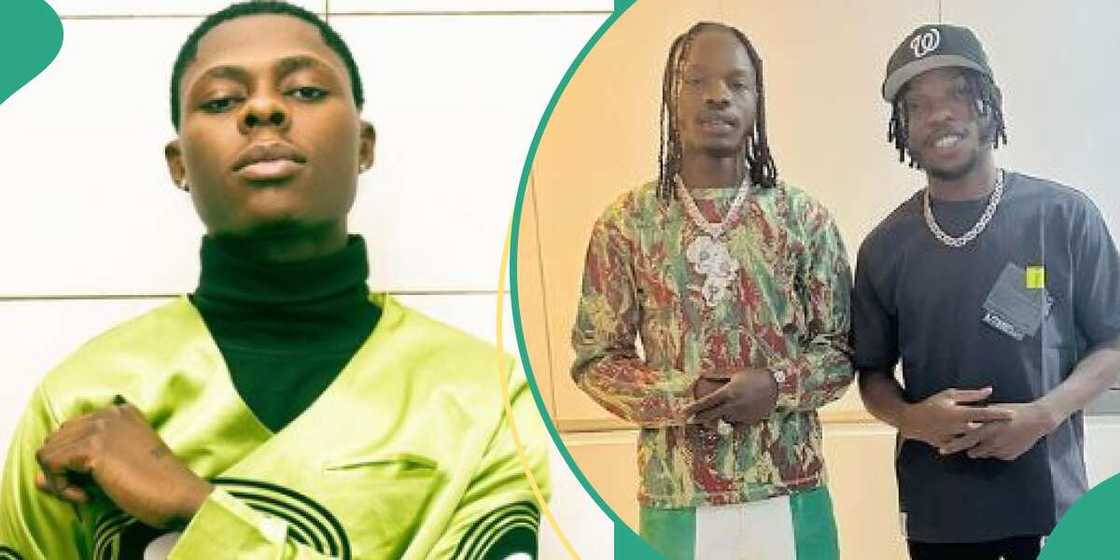 Late Mohbad with Naira Marley and brother Late Mohbad with Naira Marley and brother