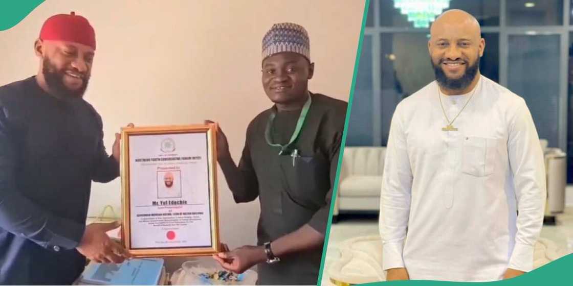 Yul Edochie receives title from Hausa youths Yul Edochie receives title from Hausa youths