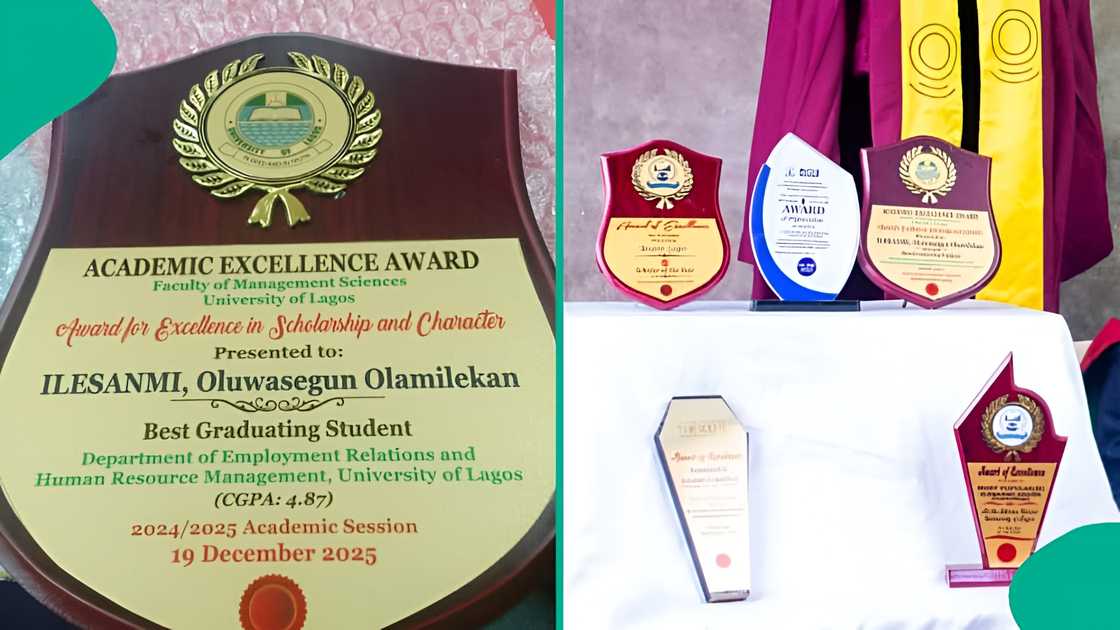 UNILAG student Oluwasegun Ilesanmi wins multiple awards after graduation