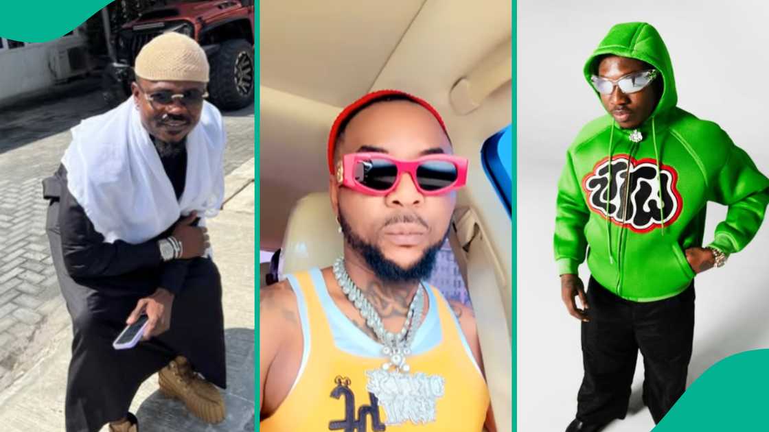 Rahman Jago drags Oritsefemi for wearing fake outfit, fans dig up Zlatan Ibile's old video.