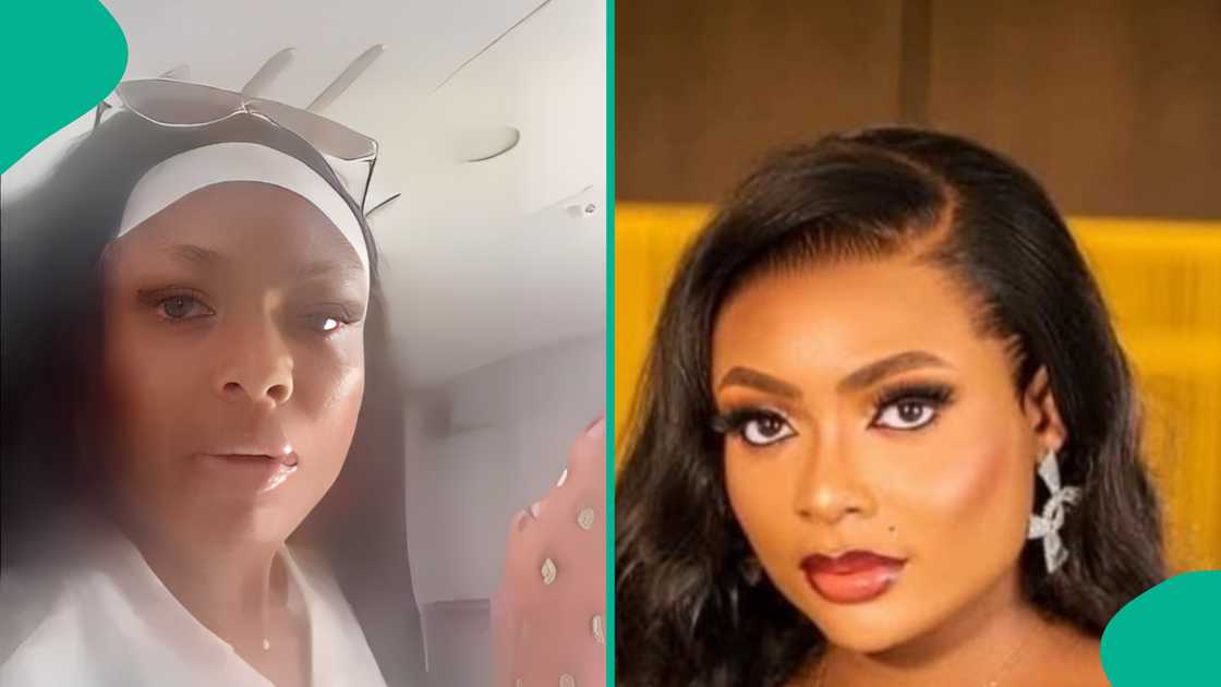 Lady shares what two men said about Ibom Air passenger.