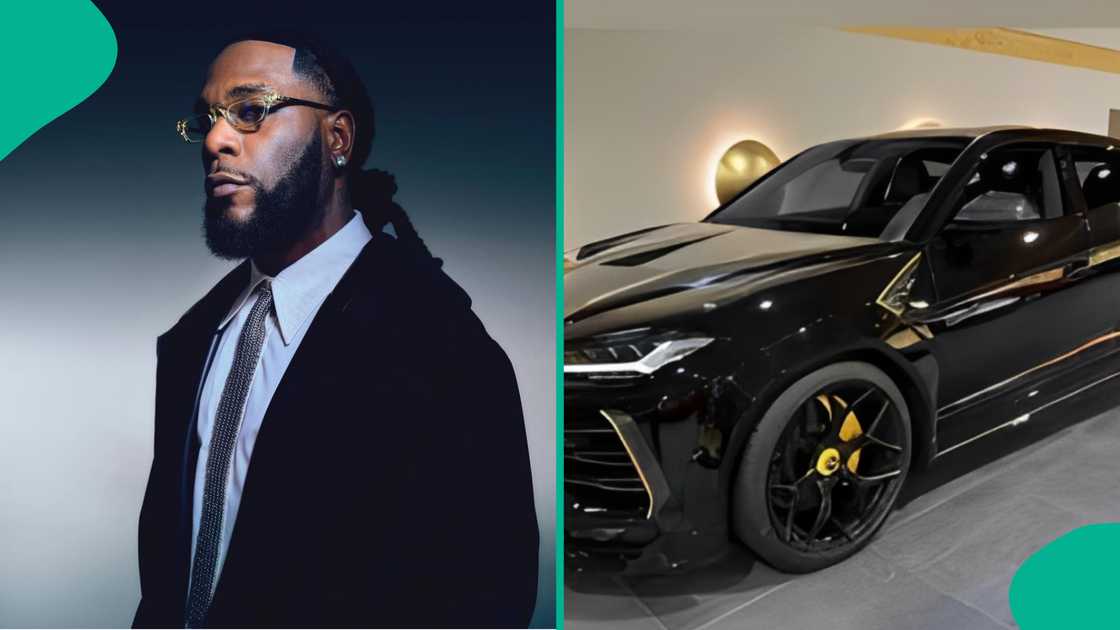 Burna Boy shows off his Lamborghini Urus after purchase