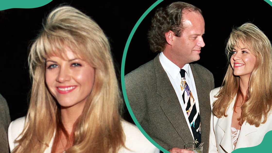 Kelsey Grammer and Leigh-Anne Csuhany during the 1994 NBC TCA. Kelsey Grammer and Leigh-Anne Csuhany during the 1994 NBC TCA.