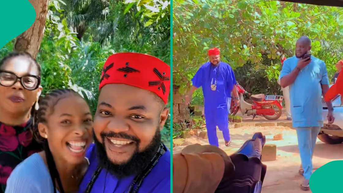 Lady shares unique love story as she marries man who broke her heart three times.