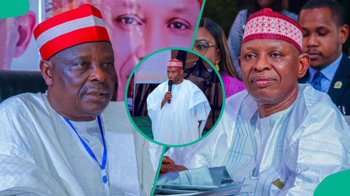 Sanata Rabiu Musa Kwankwaso ya kai karar wasu hadiman gwamnan Kano ga hukumar DSS. Sanata Rabiu Musa Kwankwaso ya kai karar wasu hadiman gwamnan Kano ga hukumar DSS.