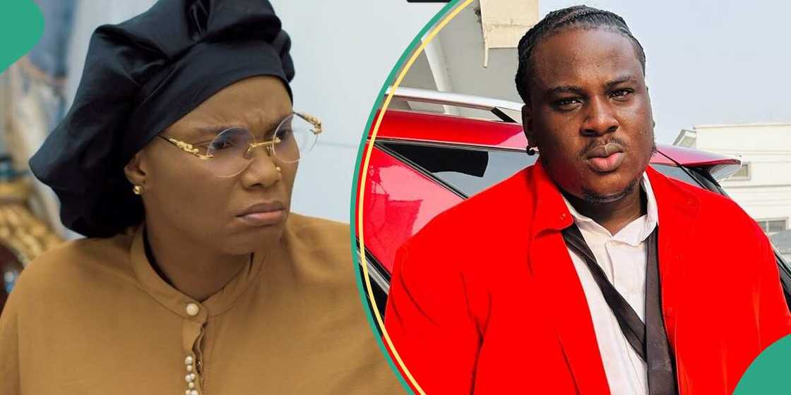 Iyabo Ojo on Isbae U's show. Iyabo Ojo on Isbae U's show.