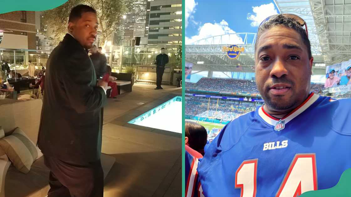 Bing Worthington attends an event (L). Snoop Dogg's younger brother at an NFL game (R) Bing Worthington attends an event (L). Snoop Dogg's younger brother at an NFL game (R)