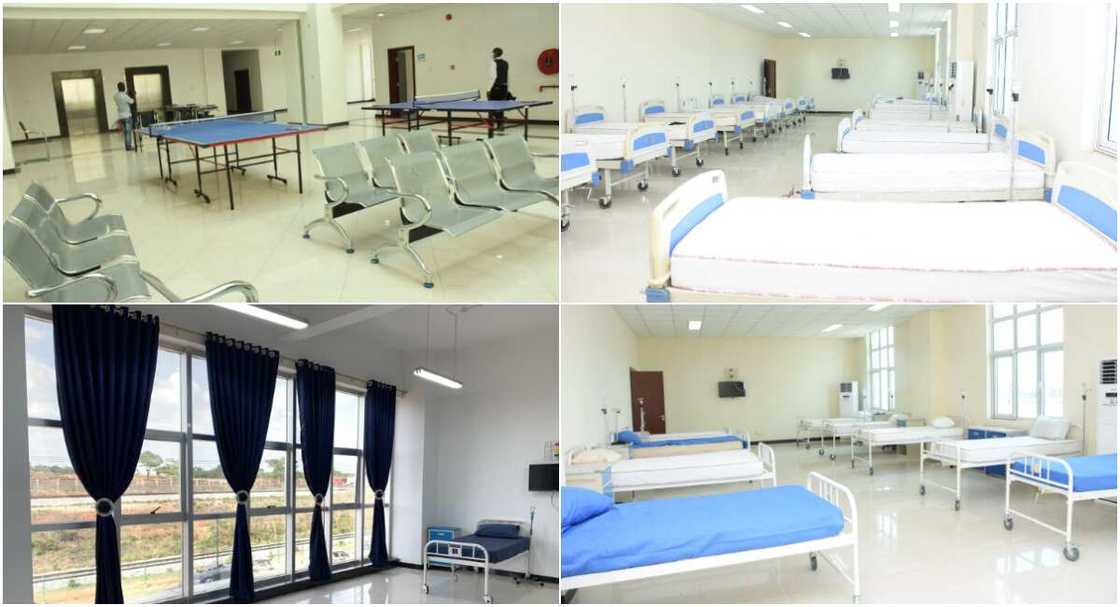 Aisha Buhari da sauran wadanda suka bayar da gudunmuwar babbar cibiyar killace marasa lafiya a Najeriya Aisha Buhari da sauran wadanda suka bayar da gudunmuwar babbar cibiyar killace marasa lafiya a Najeriya