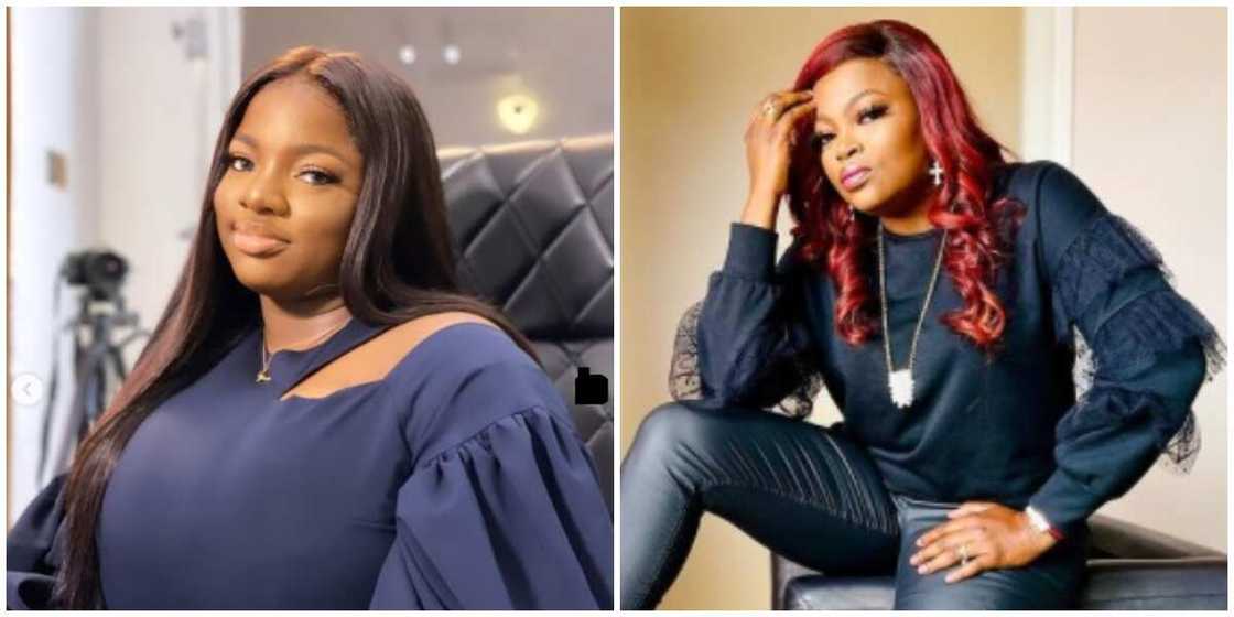 Photos of Dorathy and Funke Akindele. Photos of Dorathy and Funke Akindele.