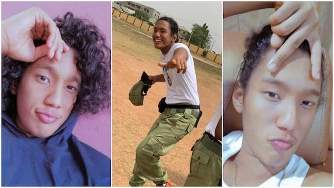 Hoton matashin bature sanye da kayan NYSC ya janyo cece-kuce Hoton matashin bature sanye da kayan NYSC ya janyo cece-kuce