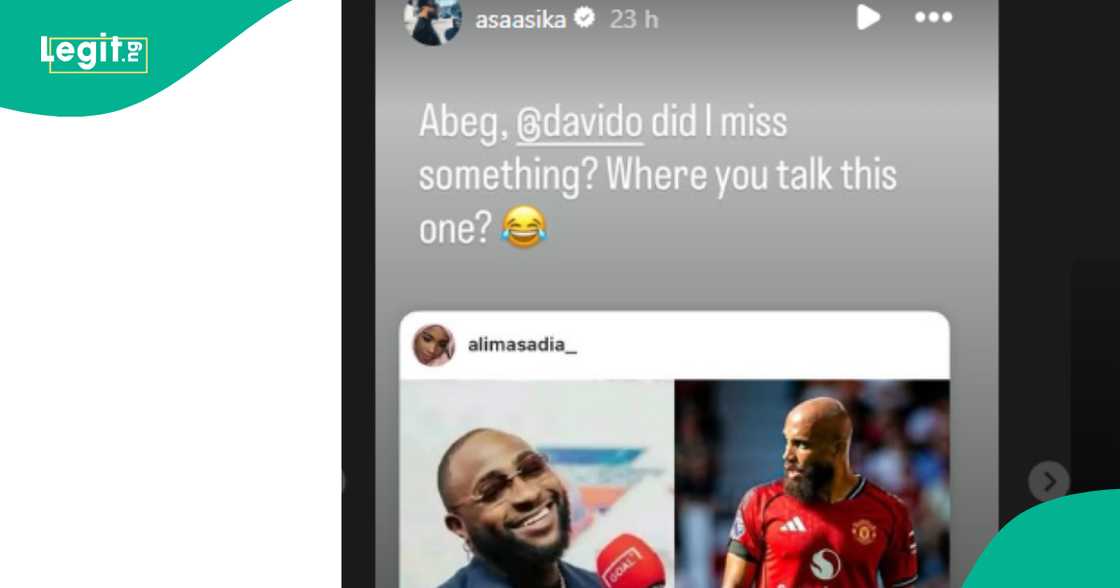 Davido's manager laughs over alleged comment attributed to singer.