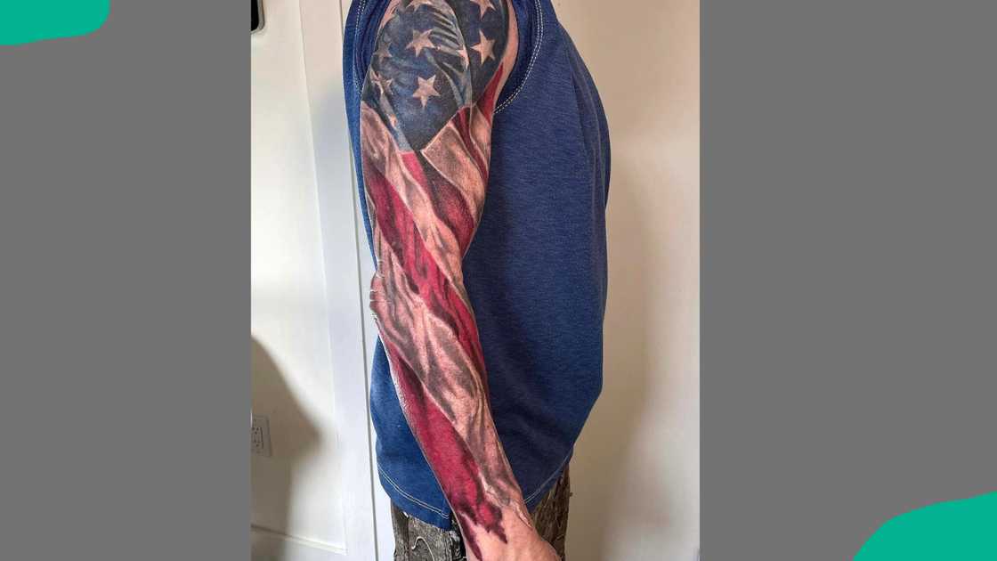 Flag tattoo