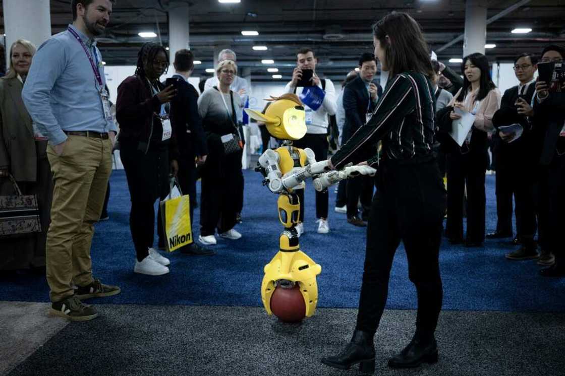 A Miroki robot, from French company Enchanted Tools, is seen during the Consumer Electronics Showin Las Vegas A Miroki robot, from French company Enchanted Tools, is seen during the Consumer Electronics Showin Las Vegas