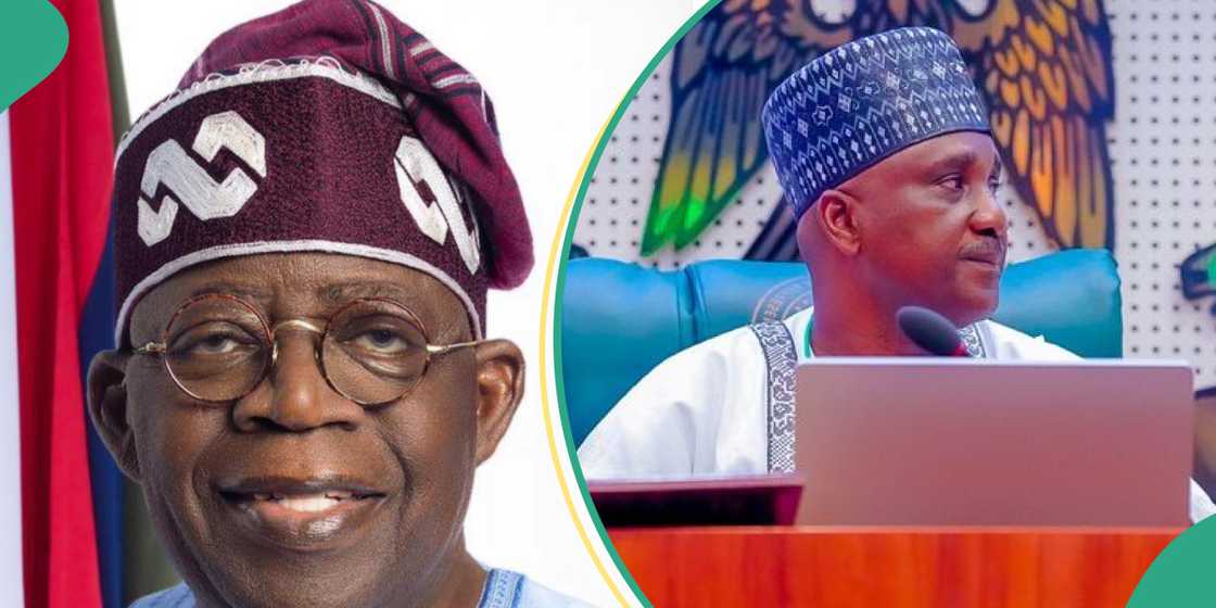 Tinubu bows to reps’ pressure, confers GCON on Speaker Abbas