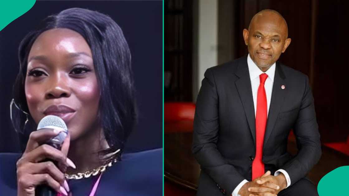Tony Elumelu, lady, UBA Tony Elumelu, lady, UBA