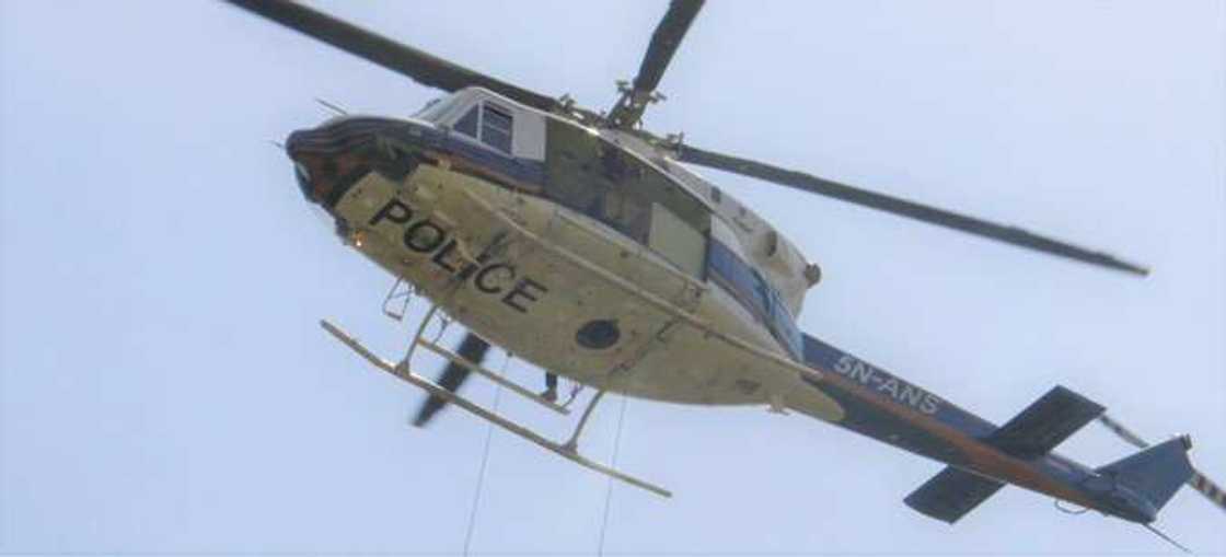 Nigeria police helicopter crashes