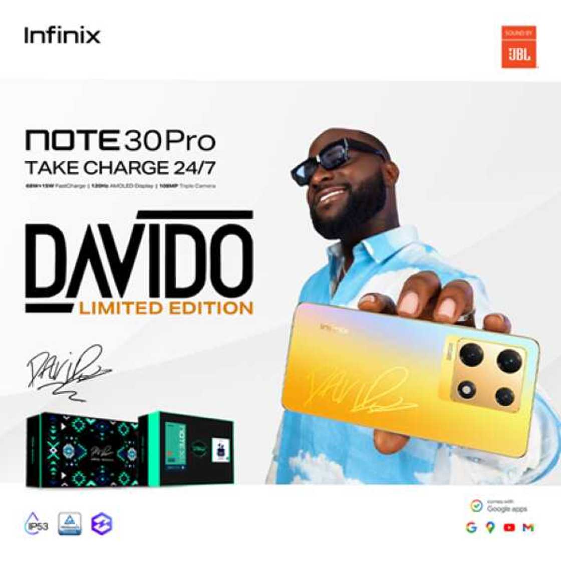 Limited Stock Alert: Grab the Infinix Note 30 Pro - Davido Edition Limited Stock Alert: Grab the Infinix Note 30 Pro - Davido Edition