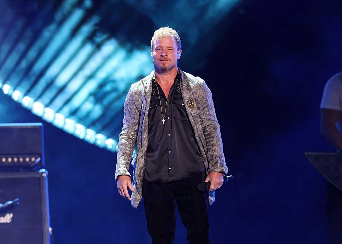 Brian Littrell in Frisco, Texas. Brian Littrell in Frisco, Texas.