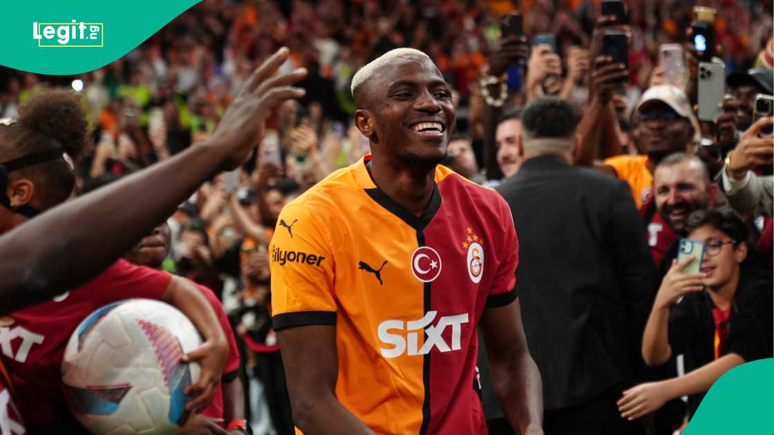 Victor Osimhen, Galatasaray, Istanbul Basaksehir, Rams Park, Istanbul, Turkiye, Super Lig Victor Osimhen, Galatasaray, Istanbul Basaksehir, Rams Park, Istanbul, Turkiye, Super Lig