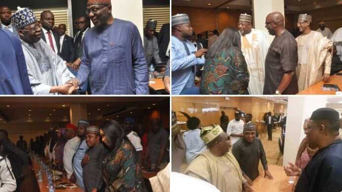 APC na ganawar sirri a Abuja APC na ganawar sirri a Abuja