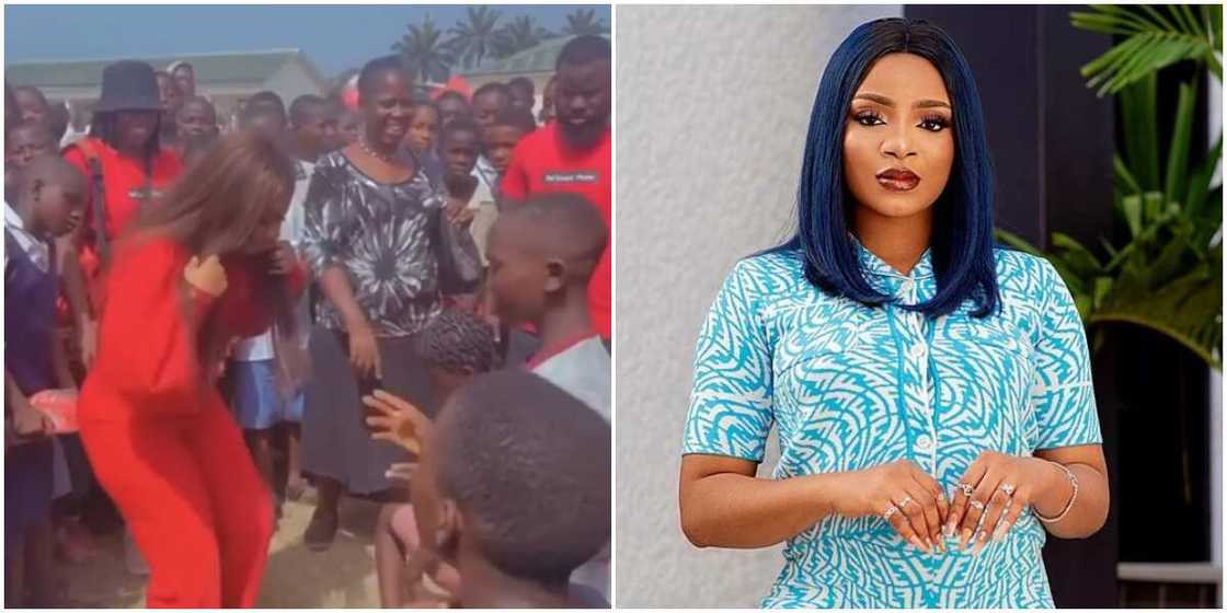 BBNaija’s Queen shows off dance moves. BBNaija’s Queen shows off dance moves.