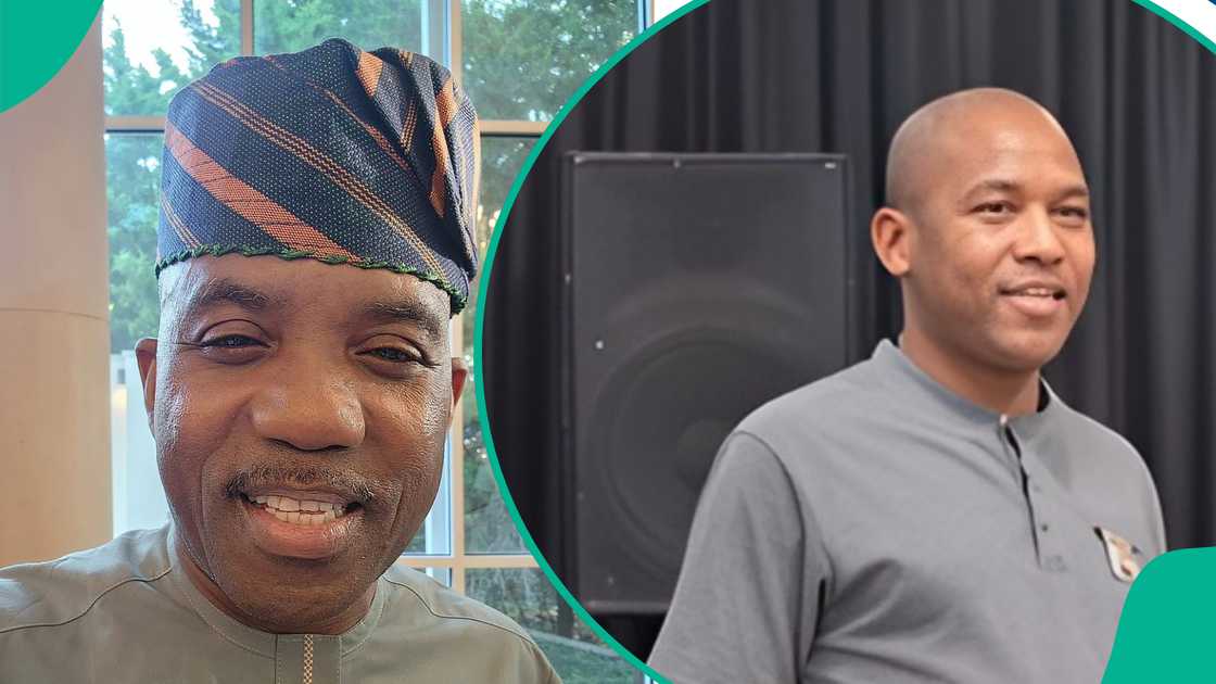 ayo Bankole attends Bimbo Oshin's brithday, fan wowed at his look ayo Bankole attends Bimbo Oshin's brithday, fan wowed at his look
