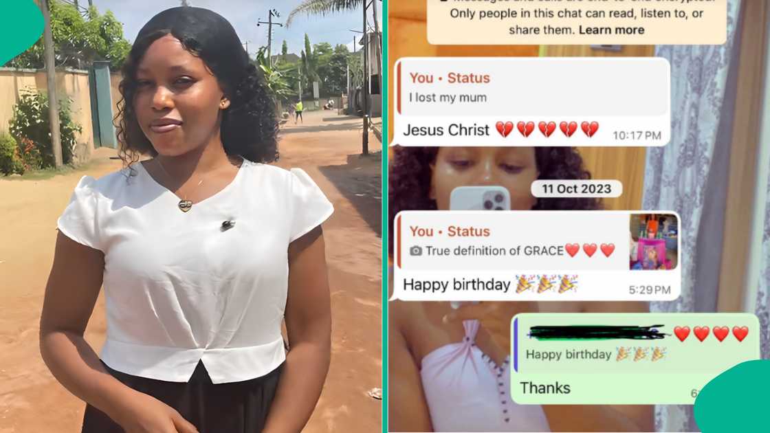 Chat emerges as disappointed lady shows message her best friend sent her on WhatsApp when her mother died