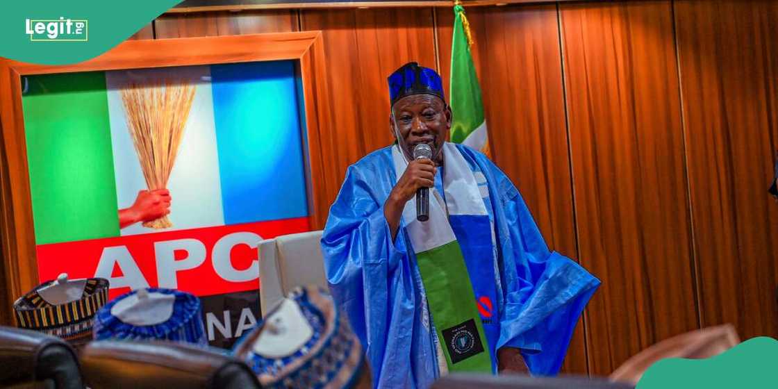 APC national chairman, Dr Abdullahi Umar Ganduje APC national chairman, Dr Abdullahi Umar Ganduje