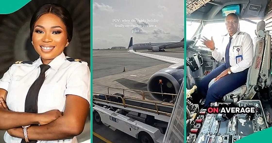 Female aviator  speaks connected  full   interest  dragged to larn  however  to alert  planes astatine  aviation school.